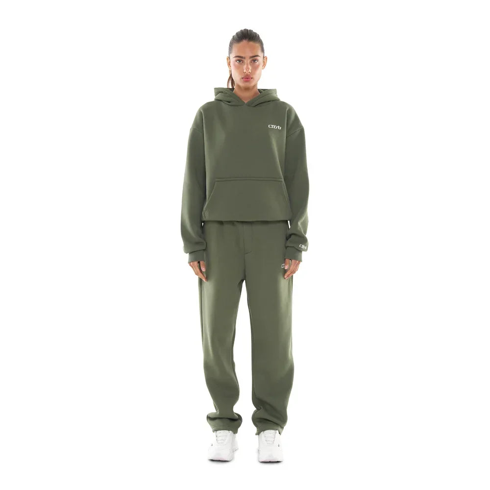 Unisex Oversized Trainingsanzug in Grün